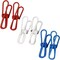 Chef Craft 6pc Durable Metal Wire Clips Set - Great As Food Bag Clips or Clothespins